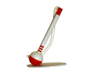 .Apmekl�t�ju pildspalva, 0.6mm, zila, ar paliktni